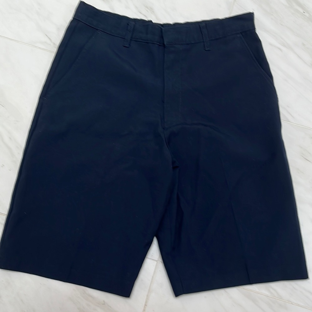 Marks & Spencer boys navy dress shorts 11-12